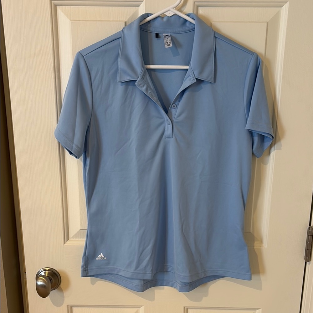 Adidas Sky Blue Dry Fit Polo Shirt